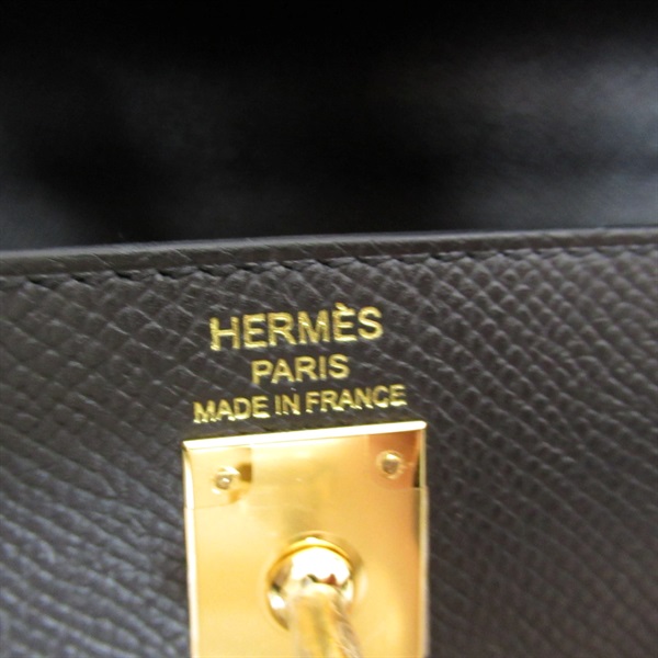 エルメス(HERMES)エルメス ケリー25 ブラック 外縫い ハンドバッグ 