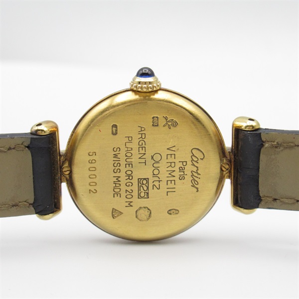 【中古】 カルティエ(CARTIER) カルティエ マストコリゼ ヴェルメイユ 腕時計 時計 レディース 590002 ケースサイズ直径約24mm(リューズ除く)腕周り:約15cmベルト幅:約12mm