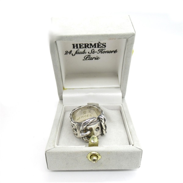 【中古】 エルメス(HERMES) エルメス ディアンヌ リング リング・指輪 ジュエリー レディース 11号リング幅:約10mmモチーフ幅:約16mm X 縦:約14mm 【枠・バチカン等を含む】