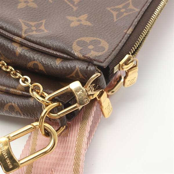 ルイ・ヴィトン(LOUIS VUITTON)ルイ・ヴィトン ミュルティ ポシェット アクセソワール モノグラム ローズクレール ショルダーバッグ バッグ  レディース M44840｜2101218100440｜【公式】新品中古どちらもブランドの通販ならブランドオフ・オンラインストア| BRAND OFF  ...