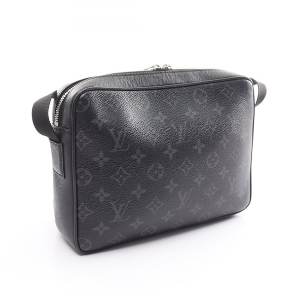 美品 LOUIS VUITTON う ルイ ヴィトン アウトドア メッセンジャー PM タイガ ショルダーバッグ M33437 レザー コバルト