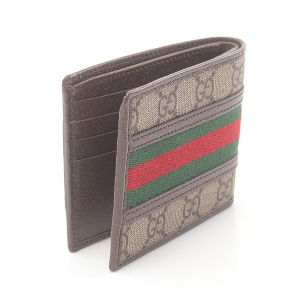 グッチ(GUCCI)グッチ オフィディア GGスプリーム シェリーライン 二つ折り財布 財布 メンズ レディース  59760696IWT8745｜2101218241600｜【公式】新品中古どちらもブランドの通販ならブランドオフ・オンラインストア| BRAND  OFF Online Store