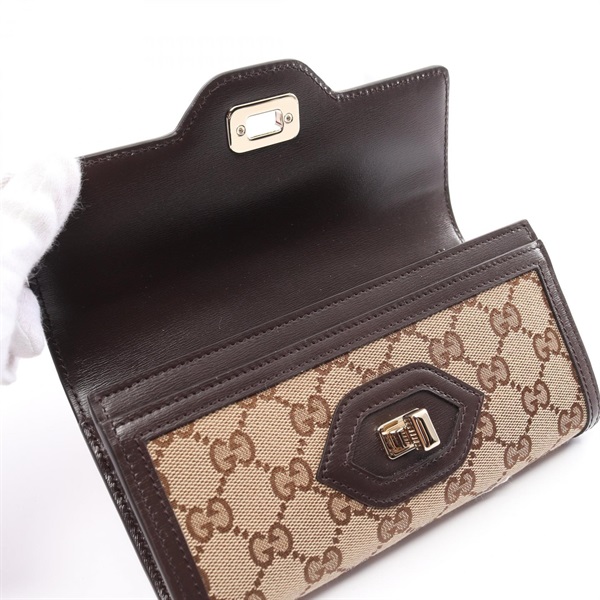 グッチ(GUCCI)グッチ ルーチェ GGキャンバス 二つ折り長財布 財布 レディース  790034FADHW9742｜2101218242034｜【公式】新品中古どちらもブランドの通販ならブランドオフ・オンラインストア| BRAND  OFF Online Store