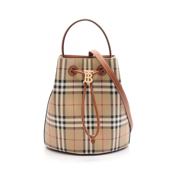 バーバリー(BURBERRY)バーバリー スモール TB バケット ヴィンテージチェック ハンドバッグ バッグ レディース  8096289｜2101218279979｜【公式】新品中古どちらもブランドの通販ならブランドオフ・オンラインストア| BRAND OFF  Online Store