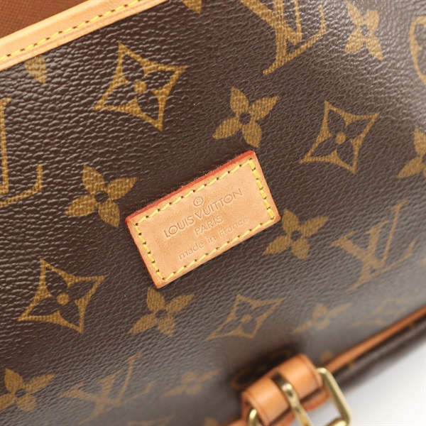 ルイヴィトン LOUIS 久しい VUITTON ソミュール30 モノグラム ショルダーバッグ PVC レザー ブラウン M42256【中古】