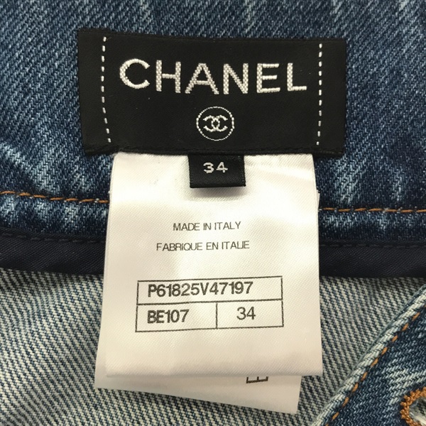 シャネル(CHANEL)シャネル デニムスカート スカート 衣料品 ボトムス 