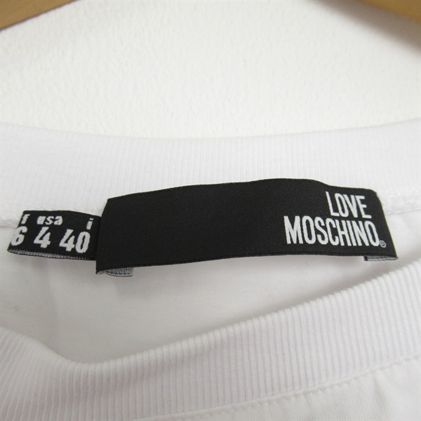 モスキーノ(MOSCHINO)モスキーノ ハート Tシャツ 半袖Tシャツ 衣料品 