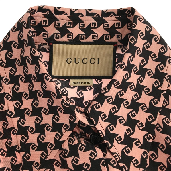 グッチ(GUCCI)グッチ シルクシャツ 長袖シャツ 衣料品 トップス メンズ  レディース｜2104102231121｜【公式】新品中古どちらもブランドの通販ならブランドオフ・オンラインストア| BRAND OFF Online  Store