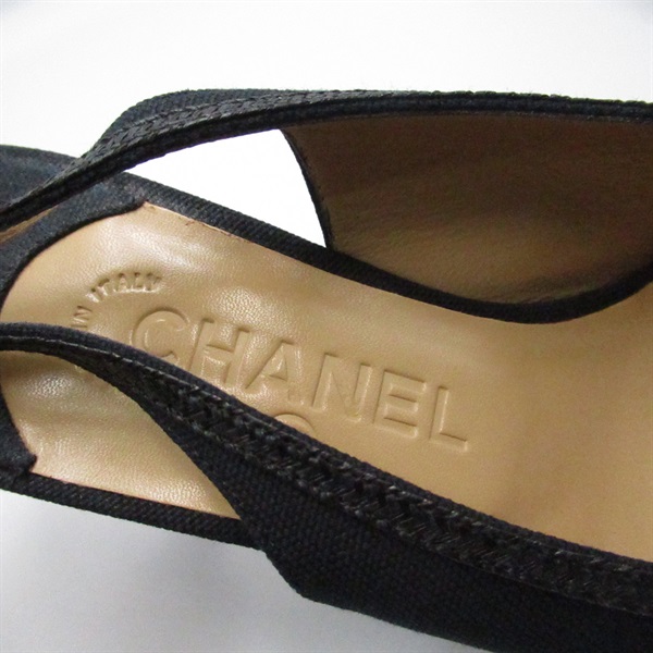 シャネル(CHANEL)シャネル ミュール カメリア付き ミュール 靴 