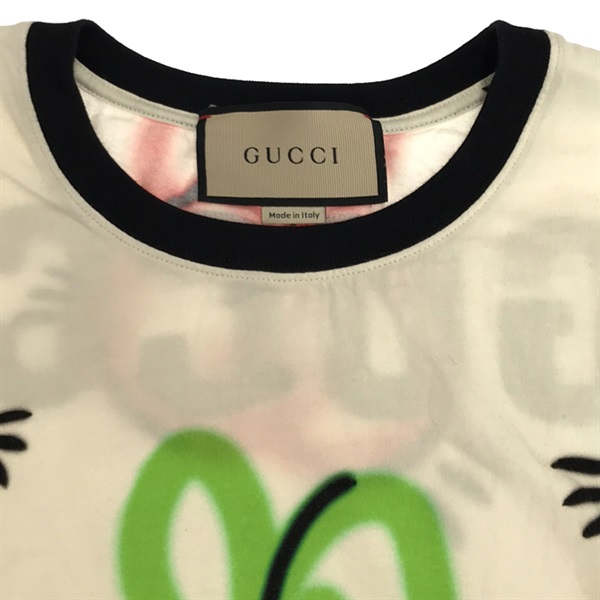 グッチ(GUCCI)グッチ ショート丈 Tシャツ 半袖Tシャツ 衣料品 トップス