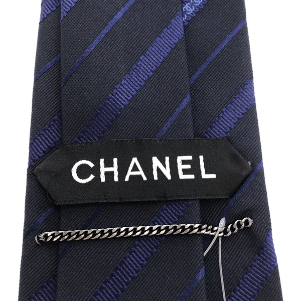 シャネル(CHANEL)シャネル ネクタイ ストライプ ネクタイ 衣料品