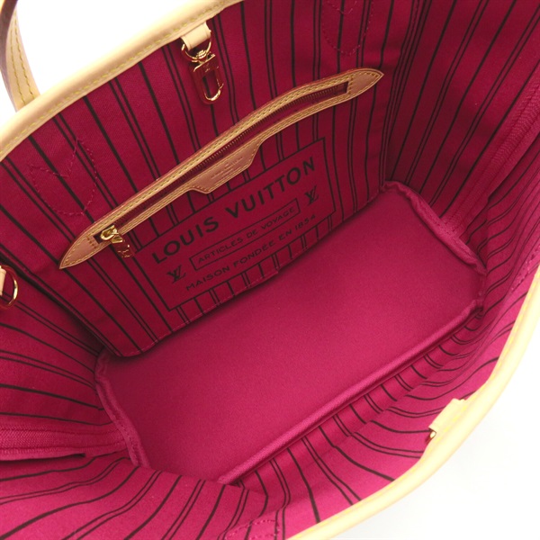 高級バッグインバッグ/ヴィトン ネヴァーフルPMピンク色 - バッグ