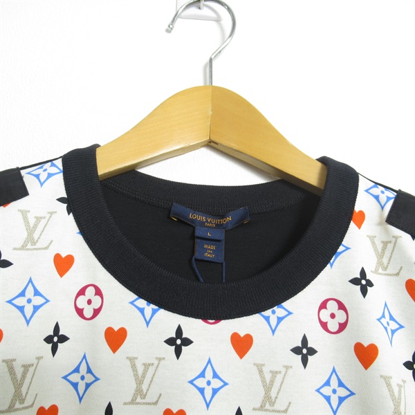 ルイ・ヴィトン(LOUIS VUITTON)ルイ・ヴィトン モノグラム ゲーム オン コントラストバックTシャツ 半袖Tシャツ 衣料品 トップス  メンズ レディース RW211A ZVX  FKTS98｜2106800539592｜【公式】新品中古どちらもブランドの通販ならブランドオフ・オンラインストア| BRAND ...