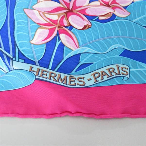 エルメス(HERMES)エルメス カレ90『フラミンゴパーティ』 スカーフ 