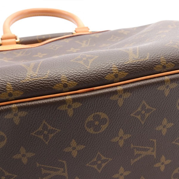 ルイ・ヴィトン LOUIS VUITTON ドーヴィル ボーリングヴァニティ モノグラム ハンドバッグ バッグ PVCコーティングキャンバス レザー  レディース 生臭く