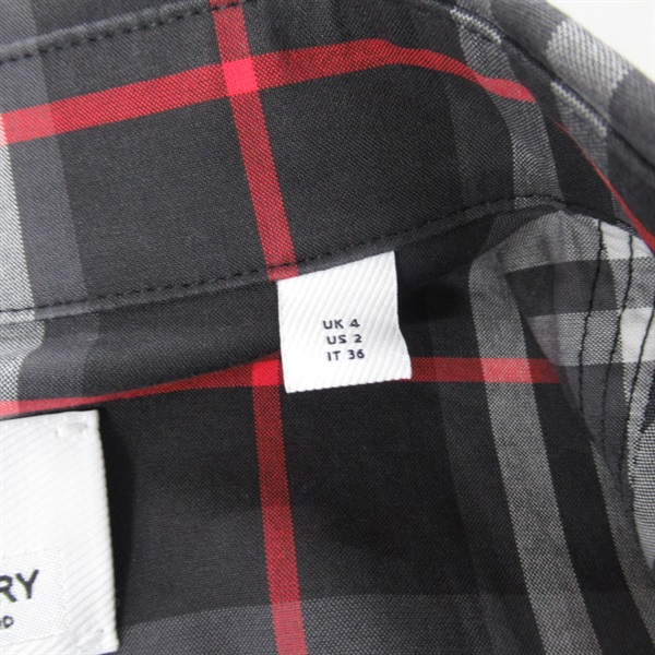 バーバリー(BURBERRY)バーバリー ビッグロゴチェックシャツ 長袖シャツ 