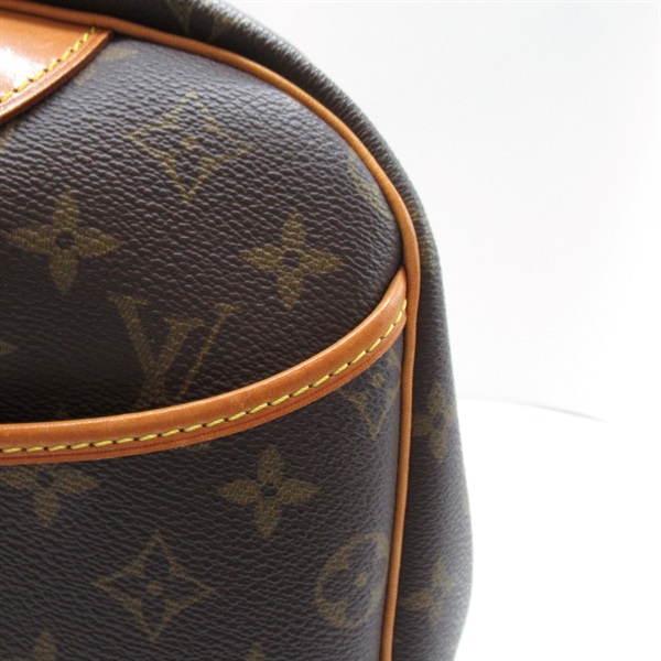 LOUIS VUITTON◇ハンドバッグ/PVC/M47270/鞄/ドーヴィル/ブラウン/茶