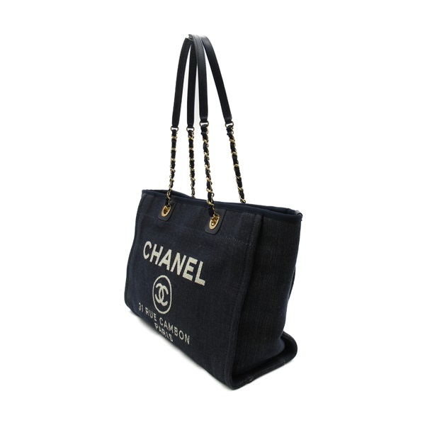 シャネル(CHANEL)シャネル ドーヴィル チェーントートバッグ トート 