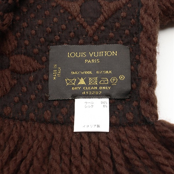 ルイ・ヴィトン(LOUIS VUITTON)ルイ・ヴィトン エシャルプ ロゴマニア マロン マフラー 衣料品 レディース  M72241｜2120700137474｜【公式】新品中古どちらもブランドの通販ならブランドオフ・オンラインストア| BRAND OFF Online  Store